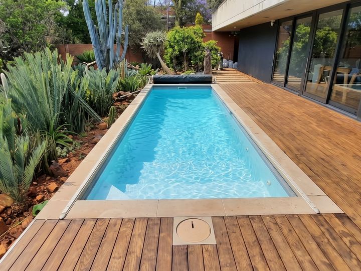 Fibreglass-lined pool, project 8