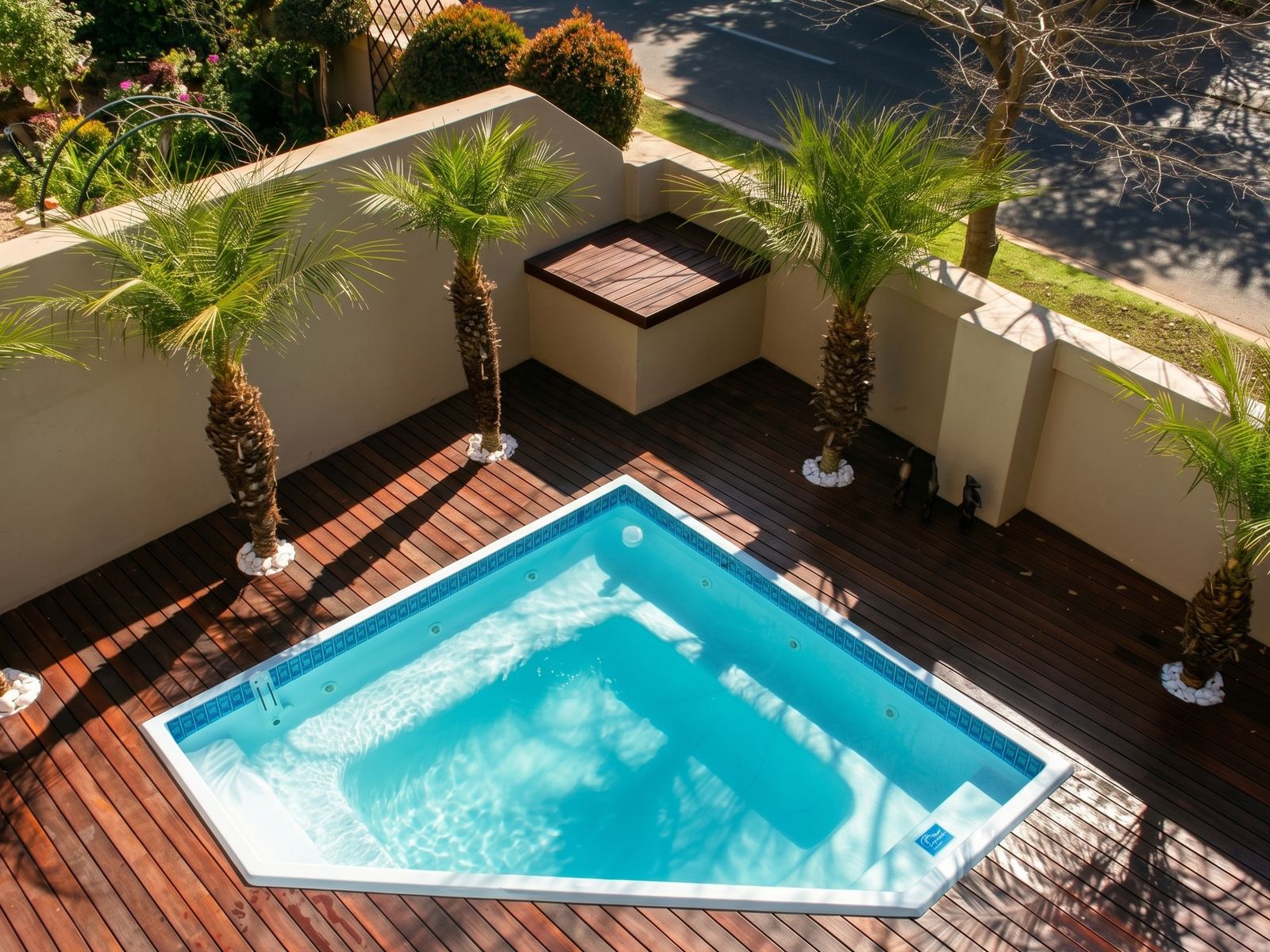 Fibreglass shell pool by Miracle Pools