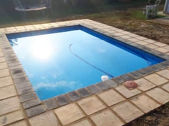Fibreglass shell pool, project 7