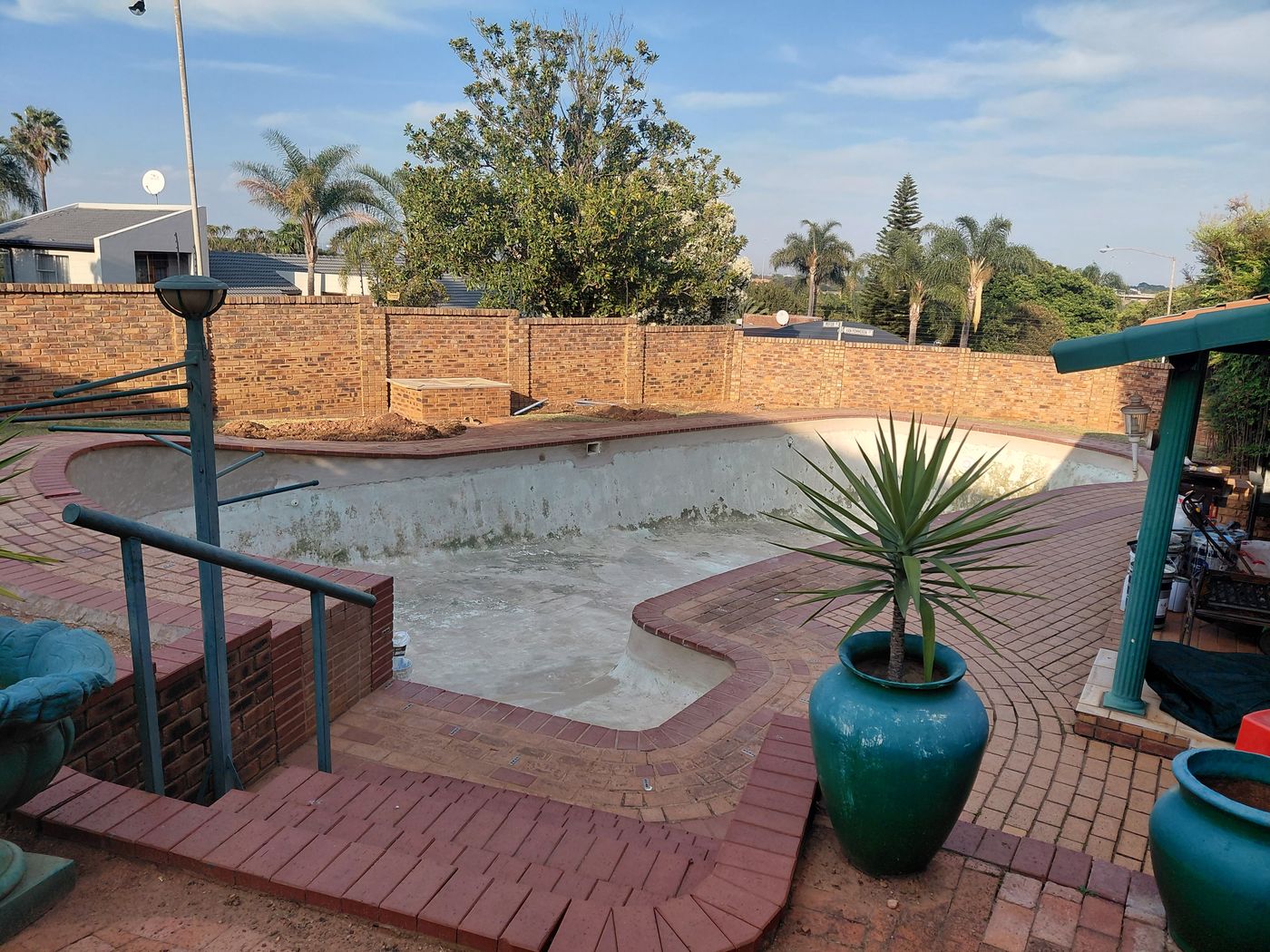 The same pool before renovation