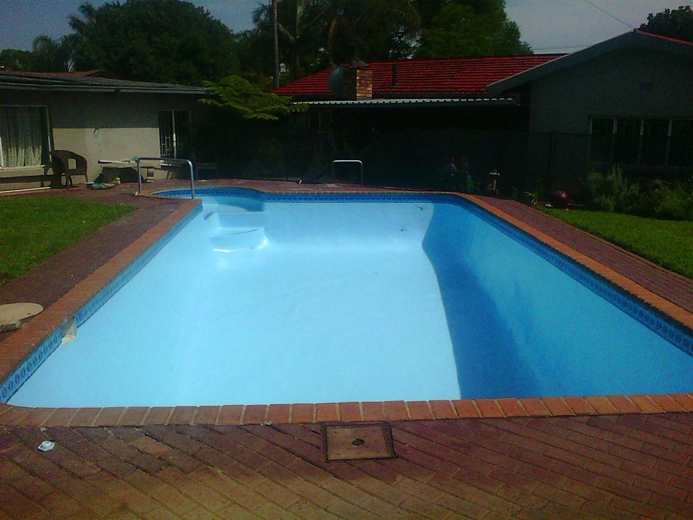 Renovated pool, after