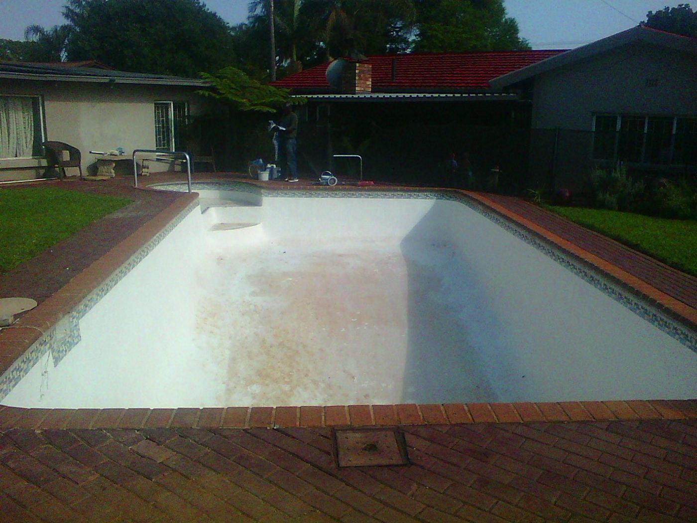 The same pool before renovation