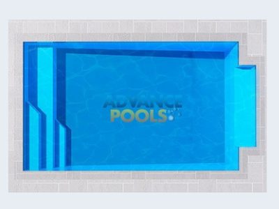 Pacific 5 Patio fibreglass shell, top view